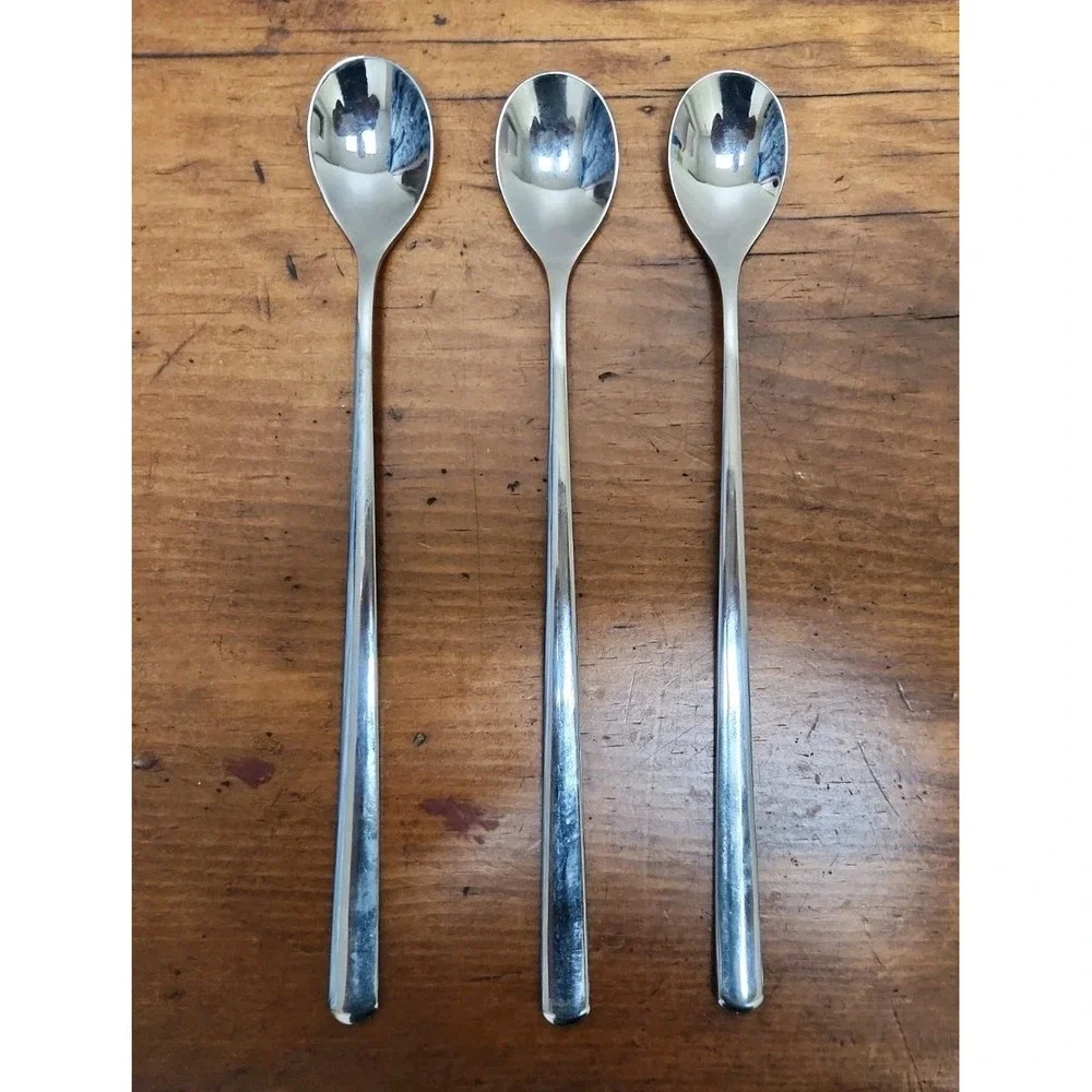 WMF Cromargan 18/10 Stainless Steel Iced Tea Cocktail Stirring Spoons Set of 3
